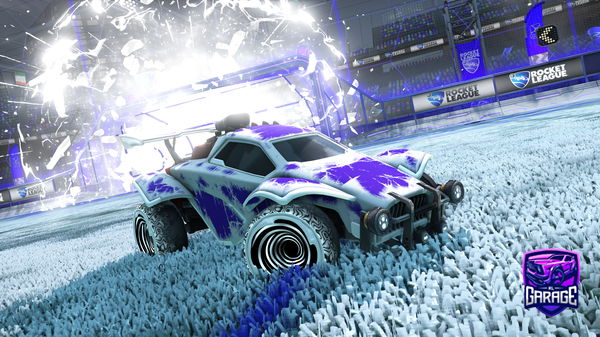 A Rocket League car design from IcedCraxker