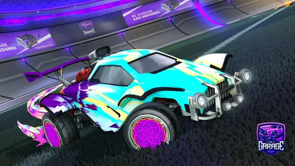 A Rocket League car design from frick_my_tm8