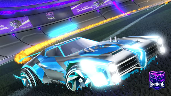 A Rocket League car design from TR_25xa