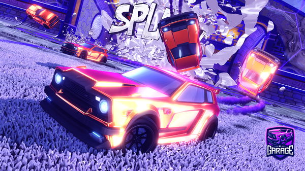 A Rocket League car design from Bielxz_fx