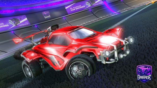 A Rocket League car design from ETJuniors