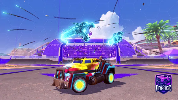 A Rocket League car design from Letsgo12