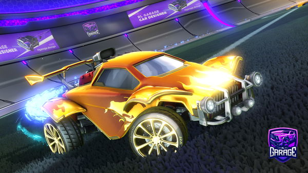 A Rocket League car design from FazeZboss