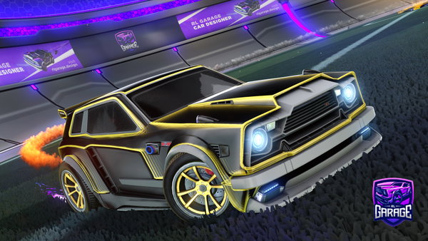 A Rocket League car design from purpletoken