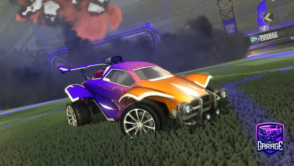 A Rocket League car design from Gagahduhehshsgtdg