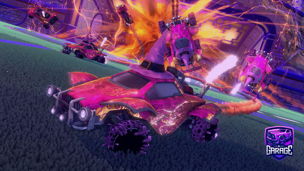 A Rocket League car design from GirlSkullCrusher