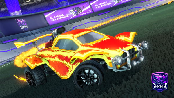 A Rocket League car design from cionen