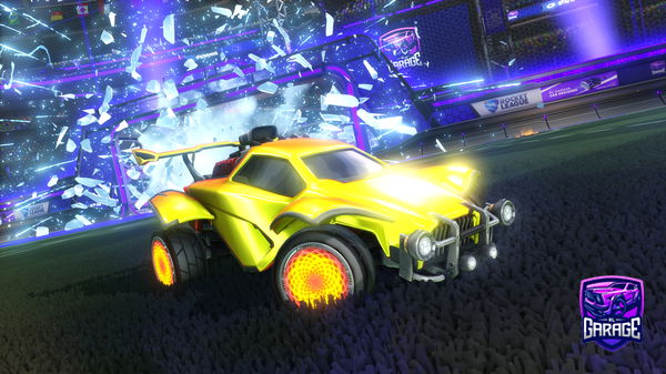 A Rocket League car design from Sx701R