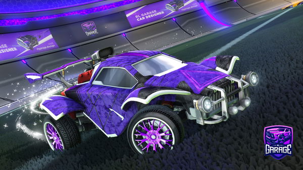 A Rocket League car design from Pinkydieerste