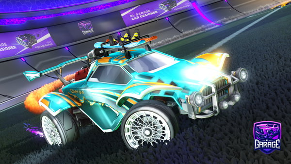 A Rocket League car design from V3ndettaRL
