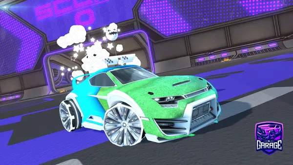 A Rocket League car design from Miguelumpt_