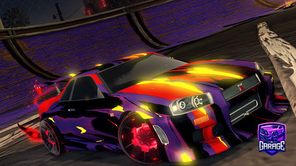 A Rocket League car design from H3av3nLee