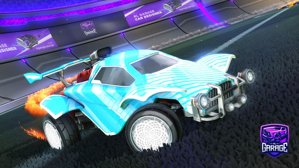 A Rocket League car design from Hero_on_tiktok