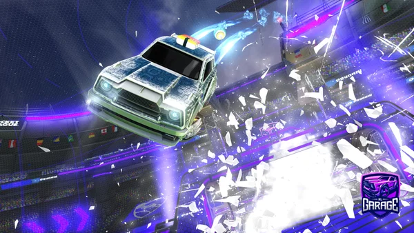 A Rocket League car design from Takam3i