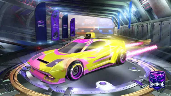 A Rocket League car design from Myusernameistigershark