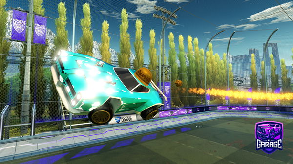 A Rocket League car design from Rubensi