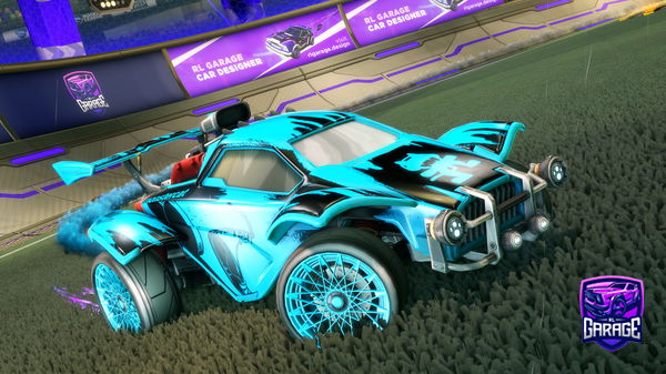 A Rocket League car design from Isakiscoolbtw