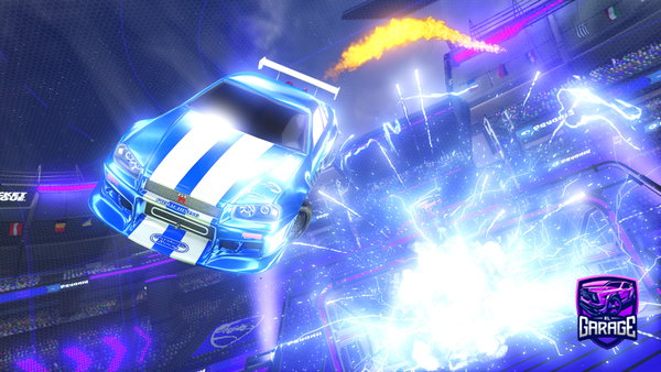 A Rocket League car design from patatotron