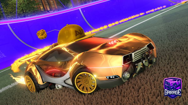 A Rocket League car design from MiloPlaysRumble