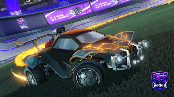 A Rocket League car design from crob4593