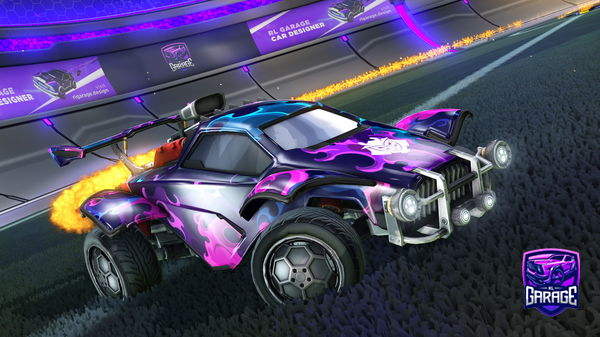 A Rocket League car design from _cxrsed_