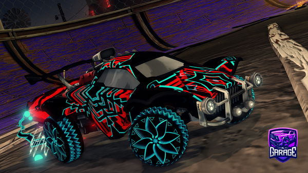 A Rocket League car design from T-Crafter