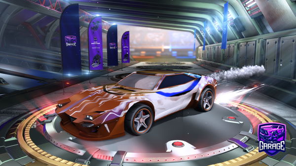A Rocket League car design from MrTeaYT