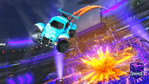 A Rocket League car design from Truxbox