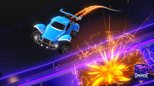 A Rocket League car design from DeakoncooI