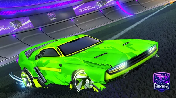 A Rocket League car design from parrot-_-482