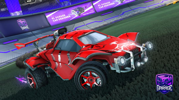 A Rocket League car design from ferasomnia