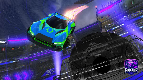 A Rocket League car design from Batfan