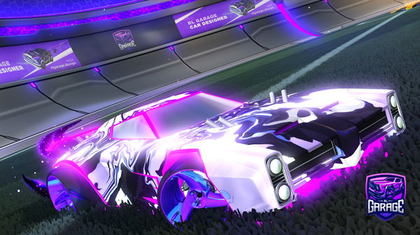 A Rocket League car design from Cosplash