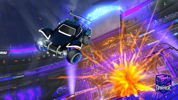 A Rocket League car design from spiderflow6730