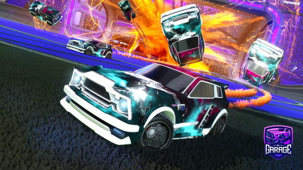 A Rocket League car design from Flodef59