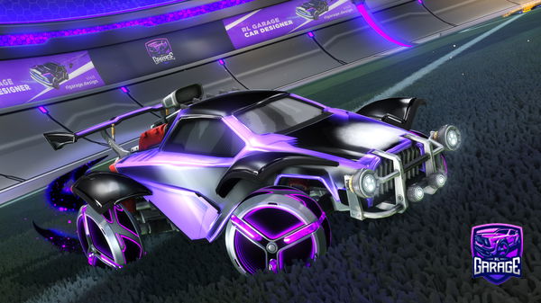 A Rocket League car design from Foo515