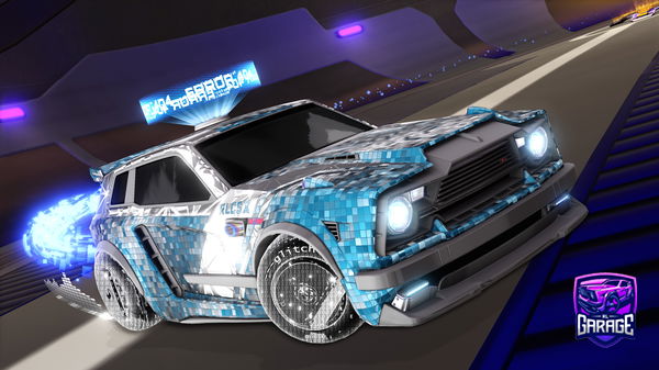 A Rocket League car design from -Goose-