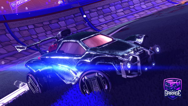A Rocket League car design from -Mouni-