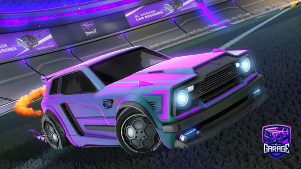 A Rocket League car design from 1vashuu