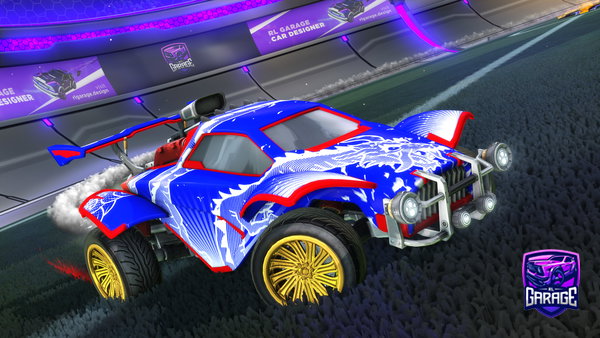 A Rocket League car design from TTVBassNappr