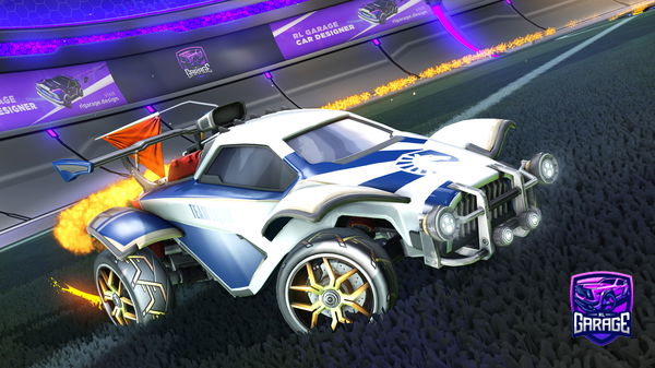 A Rocket League car design from BlueCandyGaming_X