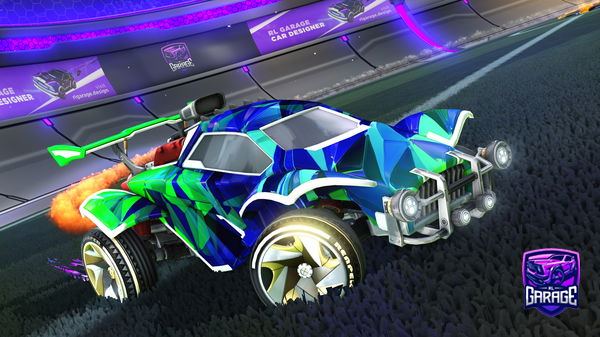 A Rocket League car design from LewanDOVasco