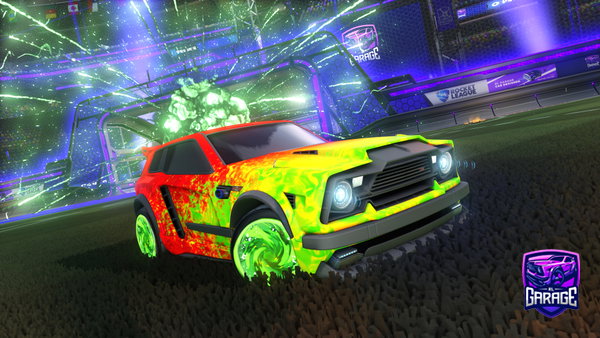 A Rocket League car design from SenzkL