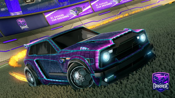 A Rocket League car design from FrostiNien
