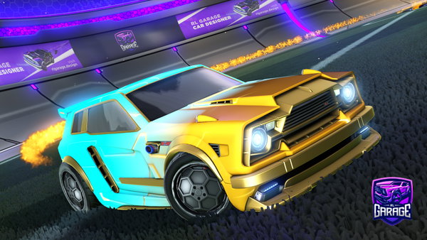A Rocket League car design from waterGlaciator10