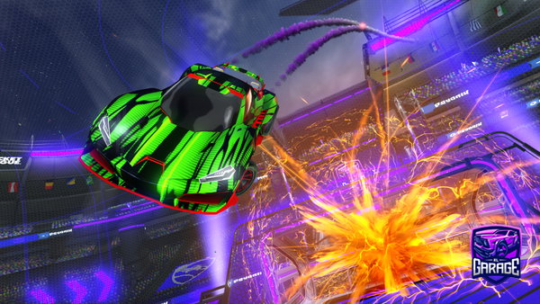 A Rocket League car design from xoto