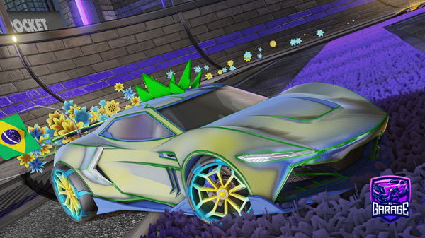 A Rocket League car design from Cool_Wii