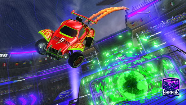 A Rocket League car design from SportyDan11