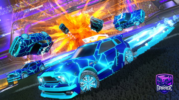 A Rocket League car design from Lolhub