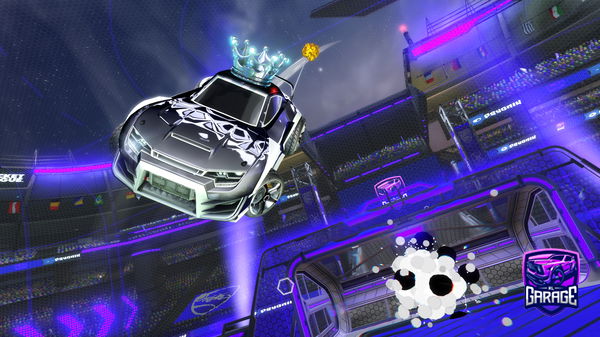 A Rocket League car design from Smecherpestenoapte